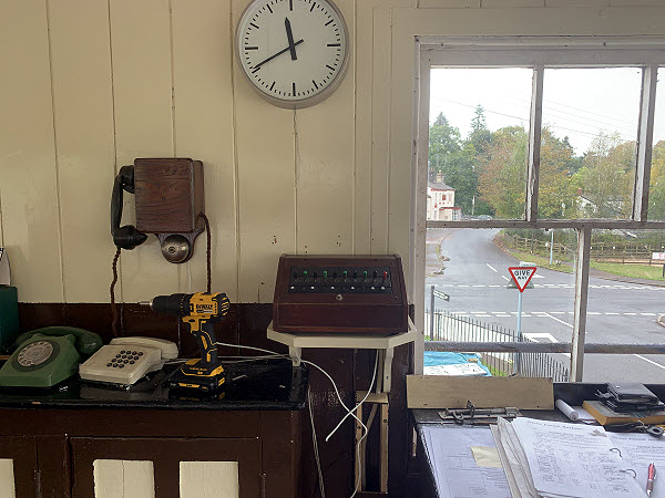 Concentrator Head moved at Parkend Signal Box